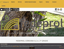 Tablet Screenshot of fedeprol.com